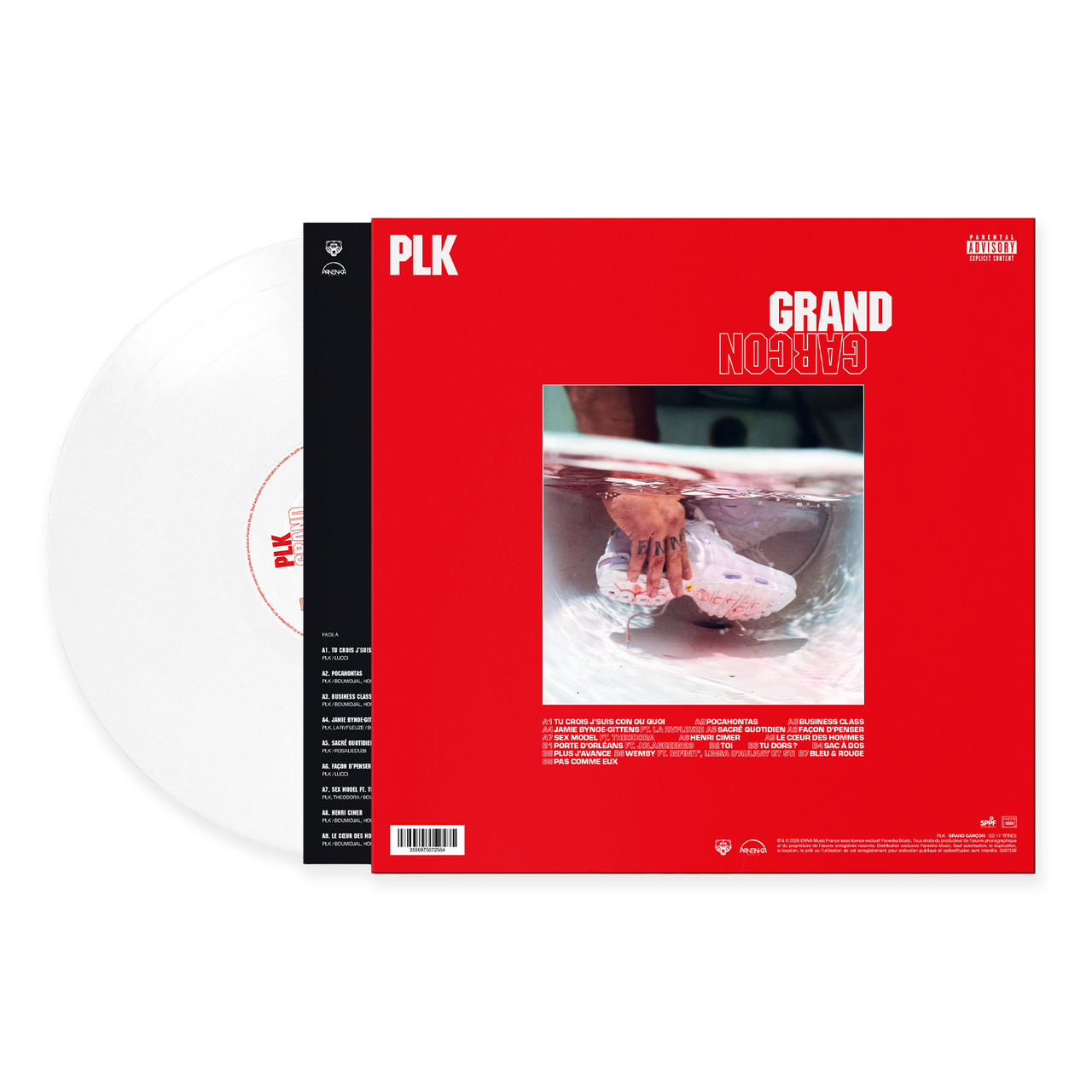 Vinyle blanc «Grand Garçon»