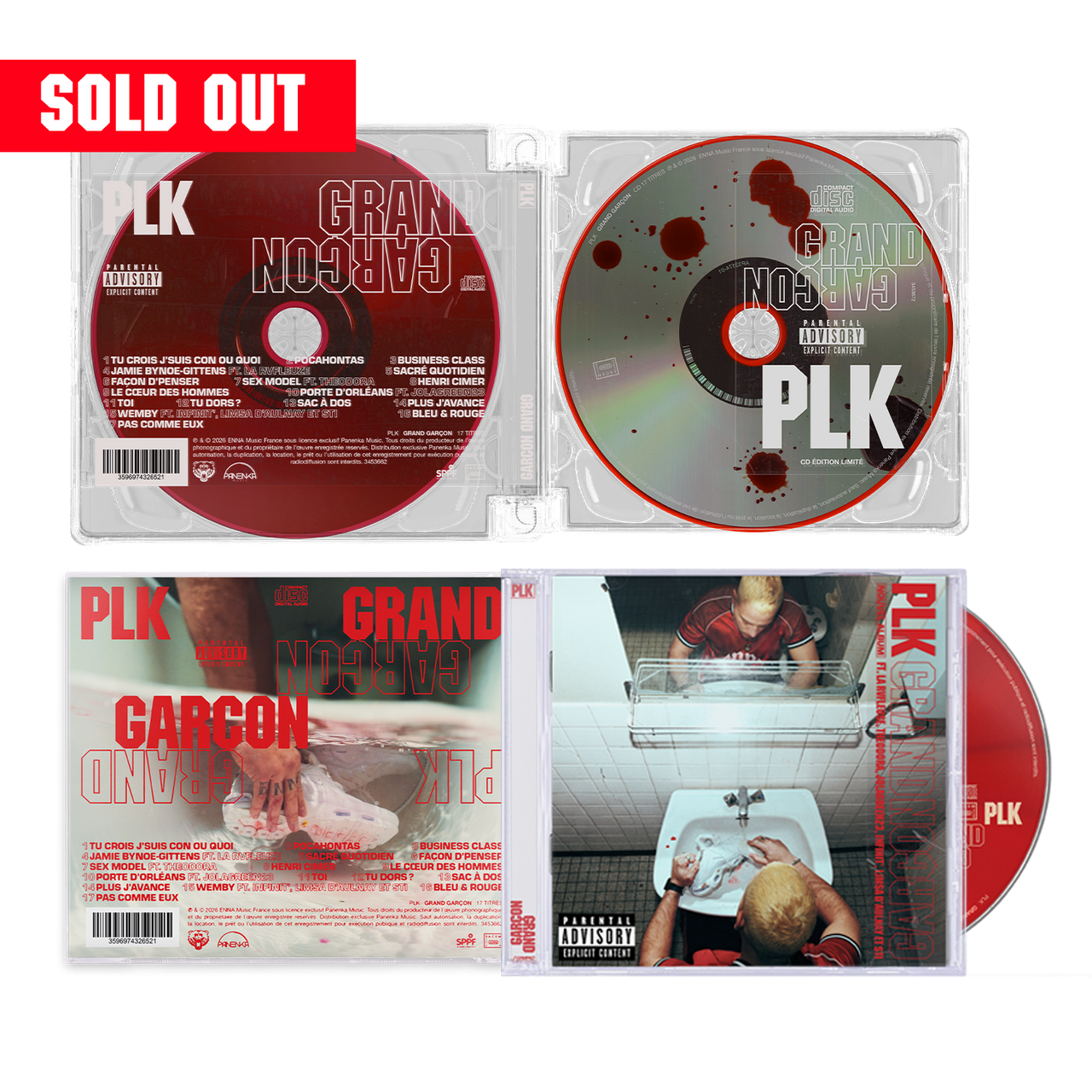 Pack Cd numéroté édition limitée +  Cd